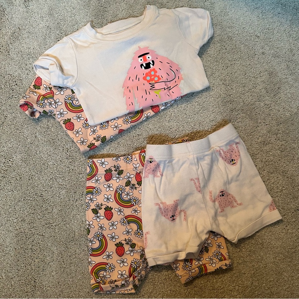 Kids Pajamas Set with Fun Prints